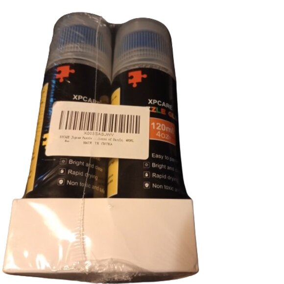 XPCARE Puzzle Glue 4 Pack OF 4 OZ BOTTLES Sealed NWT - Picture 4 of 7